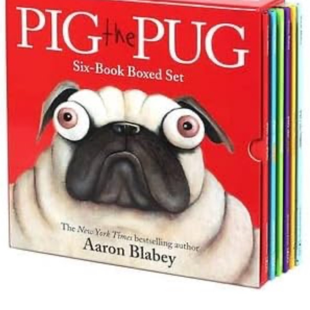 Pig the Pug 6 Book Boxed Set - Red